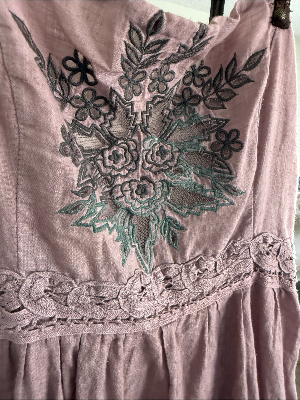 Free People Lavender Knit Top with Zipper Detail - Picture 2 of 4